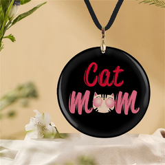 Cat Mom Pendant Necklace Adjustable Family Halloween Christmas Anniversary Gift