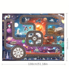 Christmas Toys Game Mat Play House Traffic Road Signs Car Model Parking