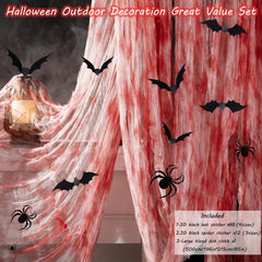 Halloween Outdoor Decorations Bats Garden Flag Scary Indoor Decor