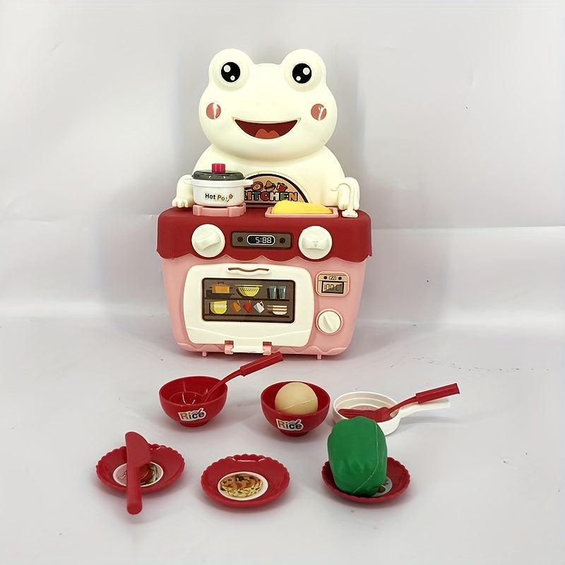 Kids Play House Kitchen Toys Cooking Pots Set