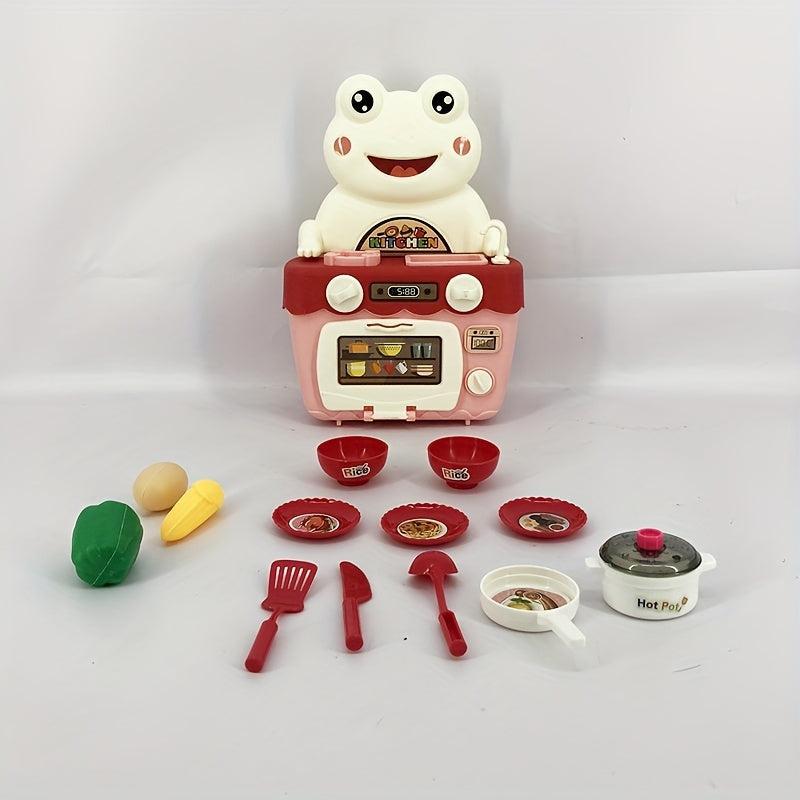 Kids Play House Kitchen Toys Cooking Pots Set