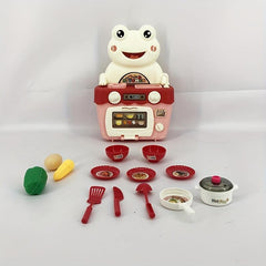 Kids Play House Kitchen Toys Cooking Pots Set