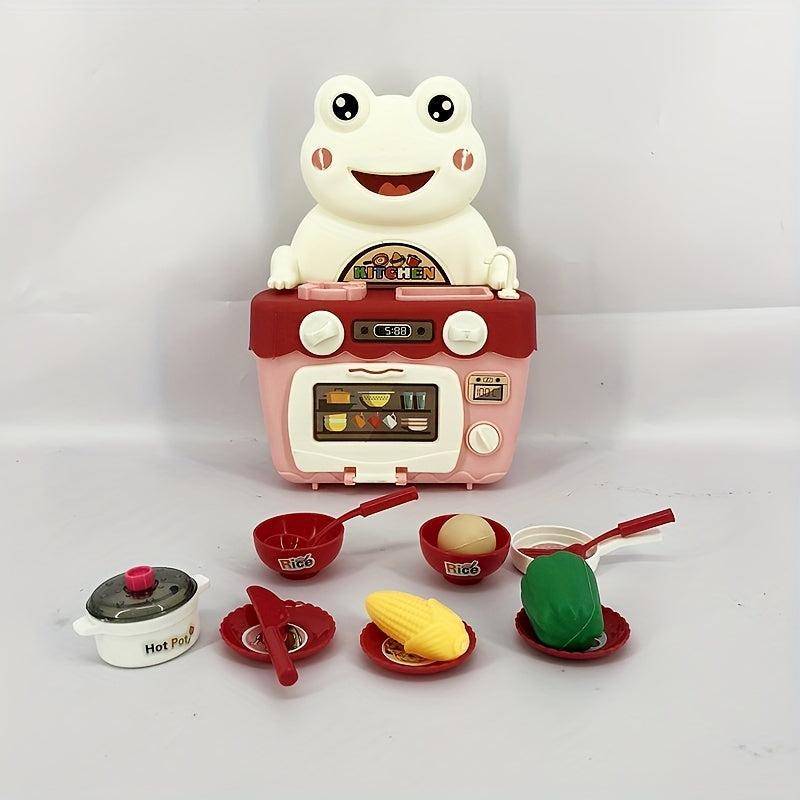 Kids Play House Kitchen Toys Cooking Pots Set