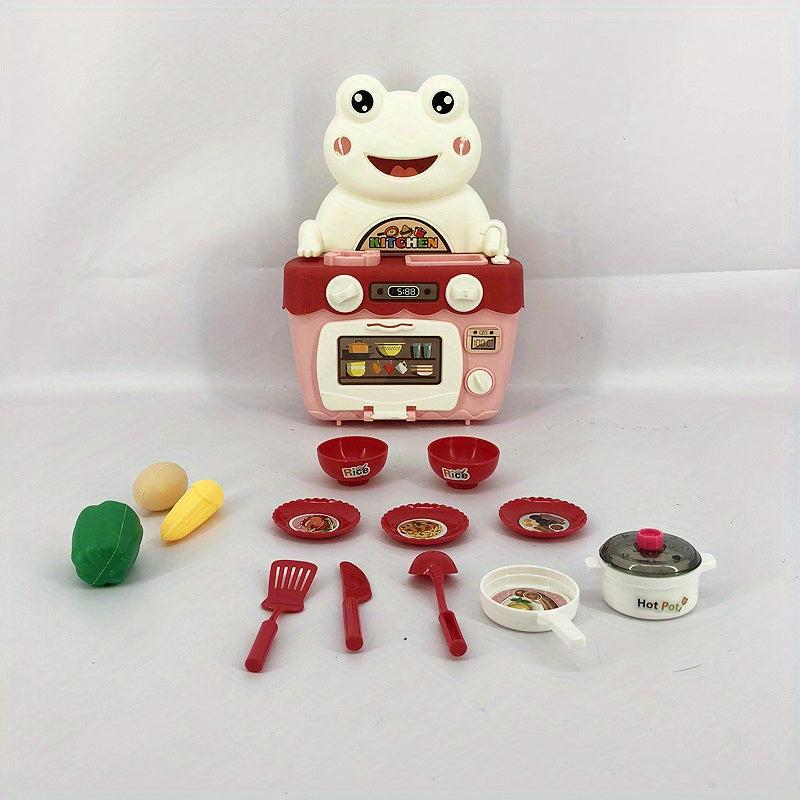 Kids Play House Kitchen Toys Cooking Pots Set