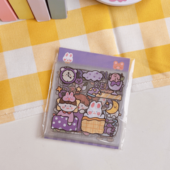 20 Sheets Cartoon Tear off Waterproof Sticker Mobile Phone Case Decoration