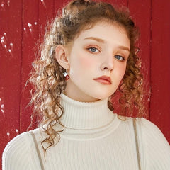 Christmas Snowflake Socks Earrings Female Summer Ear Stud Ear Buckle Niche