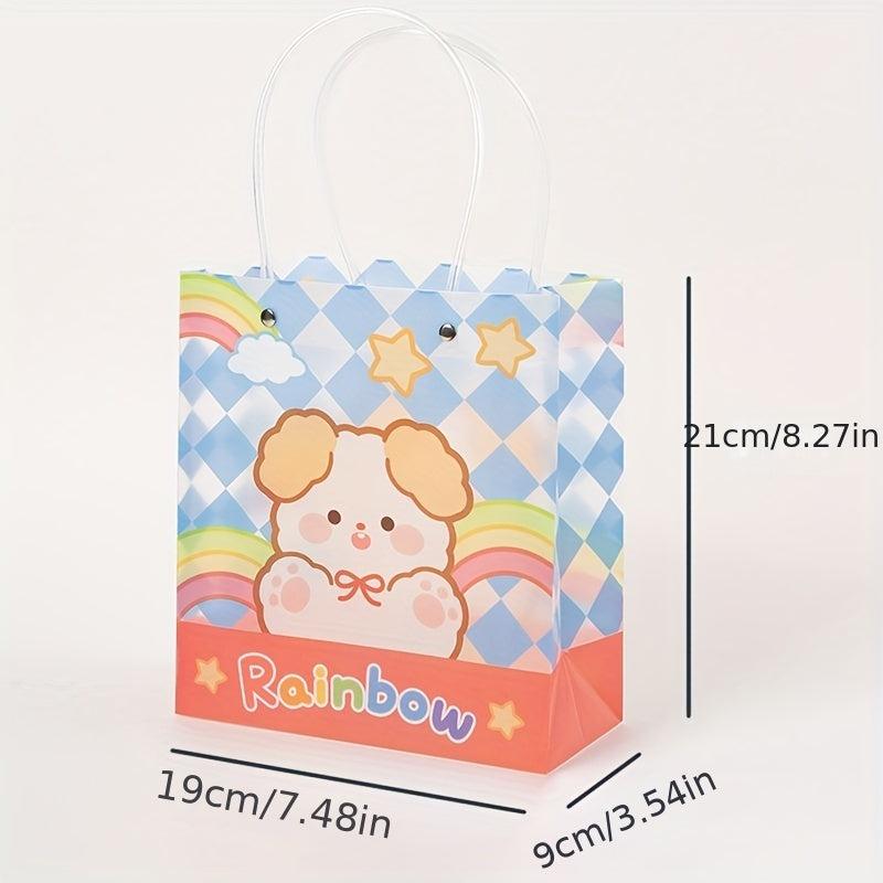 3D Cartoon Gift Bag Bear Rabbit Birthday Creative Tote Bubble Expansion Bag