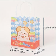 3D Cartoon Gift Bag Bear Rabbit Birthday Creative Tote Bubble Expansion Bag