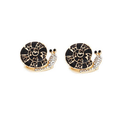 Snail Earrings Retro Glitter Animal Stud Earrings for Women
