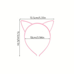 Cat Ear Headbands Hair Hoops for Women & Girls Daily Wear & Party Decoration