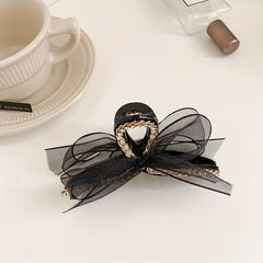 Hair Claw Clips Strong Hold Bow Tie Claw Clips Non-slip Jaw Hair Clips