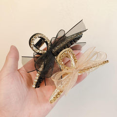 Hair Claw Clips Strong Hold Bow Tie Claw Clips Non-slip Jaw Hair Clips