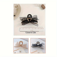 Hair Claw Clips Strong Hold Bow Tie Claw Clips Non-slip Jaw Hair Clips