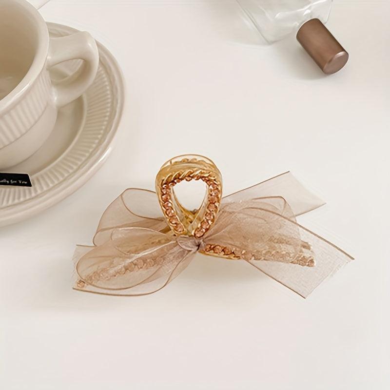 Hair Claw Clips Strong Hold Bow Tie Claw Clips Non-slip Jaw Hair Clips