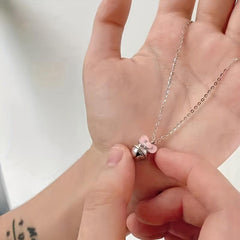 Sweet Bell Bow Necklace Women Pendant Girlfriend Gift