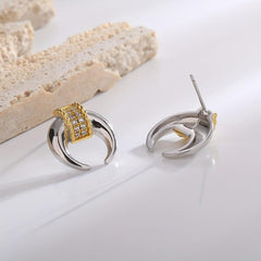 Metal Earrings For Women, Copper Plated Jewelry, Parties, Vacations, Weddings