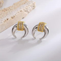 Metal Earrings For Women, Copper Plated Jewelry, Parties, Vacations, Weddings