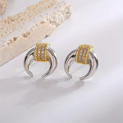 Metal Earrings For Women, Copper Plated Jewelry, Parties, Vacations, Weddings