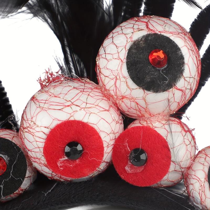 Halloween Ghost Hair Hoop Eyeball Headband Witch Hat