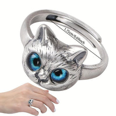 Cat Snake Rings Index Finger Ring Creative Gift for Girlfriend