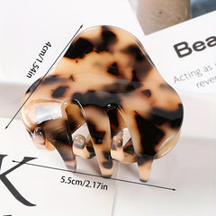Tortoise Shell Acetate Resin Hairpins Leopard Print Hair Accessories