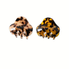Tortoise Shell Acetate Resin Hairpins Leopard Print Hair Accessories
