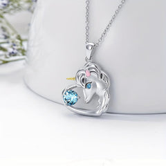 Unicorn Pendant Necklace Animal Necklace Unicorn Pendant Jewelry Necklace