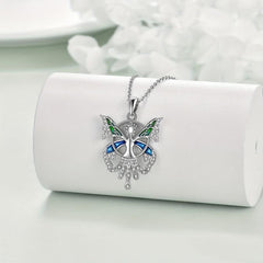 Butterfly Elf Pendant Necklace And Butterfly Elf Necklace