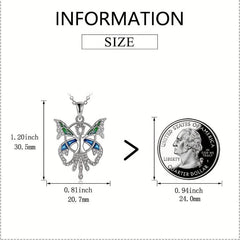Butterfly Elf Pendant Necklace And Butterfly Elf Necklace