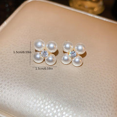 Faux Pearl Ear Jewelry Creative Stud Earrings Women Jewelry