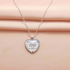 Heart Crystal Pendant Necklace - Holiday Gift For Daughter