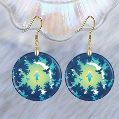 Jesus Pendant Earrings for Party Jewelry