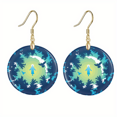 Jesus Pendant Earrings for Party Jewelry