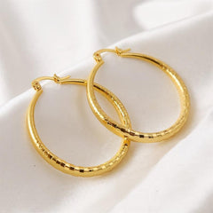 Exaggerated Golden plated Earrings For Women