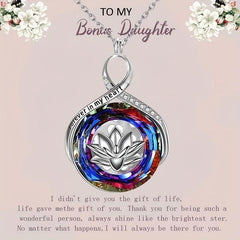 Flower Crystal Necklace Women's Jewelry Gift