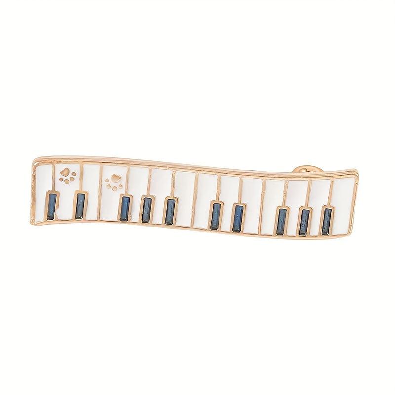 Love Music Brooch Piano Cat Note Badge Student Gift Boy And Girl Bag Accessories