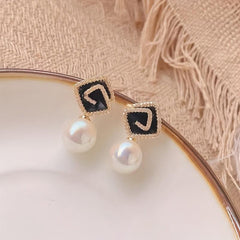 Pearl Stud Earrings Drop Earrings Card Paper Pack