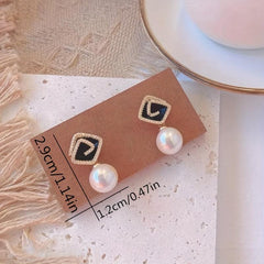 Pearl Stud Earrings Drop Earrings Card Paper Pack