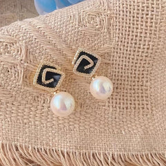 Pearl Stud Earrings Drop Earrings Card Paper Pack