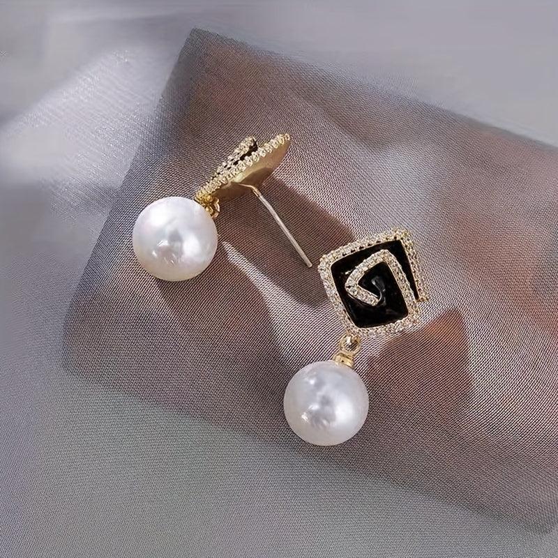 Pearl Stud Earrings Drop Earrings Card Paper Pack