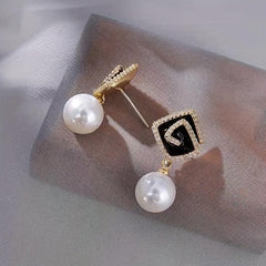 Pearl Stud Earrings Drop Earrings Card Paper Pack
