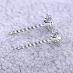 Zircon Stud Earrings for Men