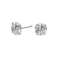 Zircon Stud Earrings for Men