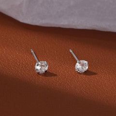 Zircon Stud Earrings for Men