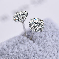 Zircon Stud Earrings for Men