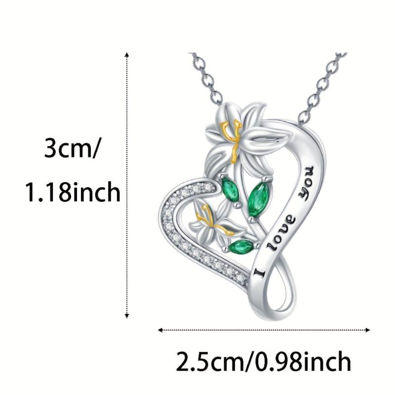 Sunflower Leaf Pendant Necklace Women Jewelry Necklace