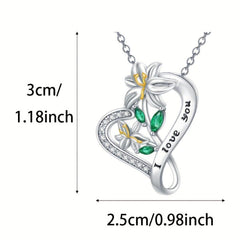 Sunflower Leaf Pendant Necklace Women Jewelry Necklace
