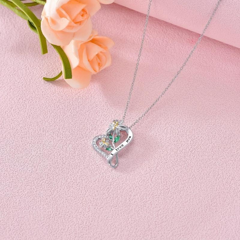 Sunflower Leaf Pendant Necklace Women Jewelry Necklace