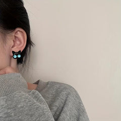 Cat Head Earrings For Girls Women Cute Earrings