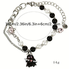 Small Ghost Beaded Bracelet